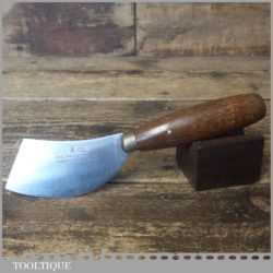 Vintage Geo Barnsley Cobbler’s Leatherworking Round Edge Heel Knife - New Old Stock