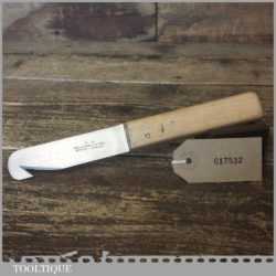 Vintage Geo Barnsley Cobbler’s Leatherworking Hooked Shoe Knife - New Old Stock
