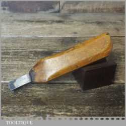 Vintage Thos Temporal Shoemaker’s Leatherworking Glazing Iron - Good Condition