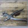 Vintage Maun Industries Leatherworking Rotating Hole Punching Pliers