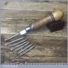 Vintage 7 Piece Beechwood And Brass Multi Tool - Good Condition