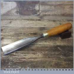 Scarce Antique I & H Sorby Carpenter’s 1 ¾” Gouge Chisel - Sharpened Honed