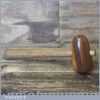 Vintage Handmade Turned Old lignum Vitae Bossing Mallet - Mahogany Handle