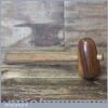 Vintage Handmade Turned Old lignum Vitae Bossing Mallet - Mahogany Handle