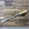 Vintage W Marples Carpenter’s Socketed 1 ¼” Bevel Edge Chisel - Sharpened Honed