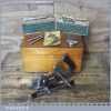 Vintage Boxed Stanley Rule & Level USA No: 45 Combination Plough Plane Complete