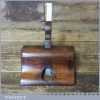 Early Vintage Beech Old Woman’s Tooth Hand Router Plane - Good Condition