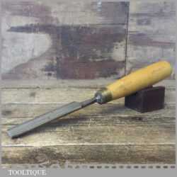 Vintage Charles Nurse & Co Carpenter’s 7/8” Gouge Chisel - Sharpened Honed