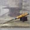 Vintage W Marples Carpenter’s 1/4” Cast Steel Sash Mortice Chisel - Sharpened Honed