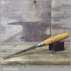 Vintage W Marples Carpenter’s 1/4” Cast Steel Sash Mortice Chisel - Sharpened Honed