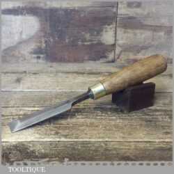 Vintage A. Hildick Carpenter’s 1” Bevel Edge Chisel - Sharpened Honed