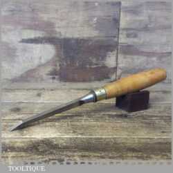 Vintage Stormont Carpenter’s 5/16” Cast Steel Sash Mortice Chisel - Sharpened Honed