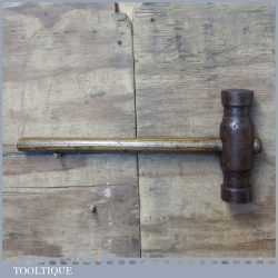 Small Antique Boat Builders Oak Caulking Mallet - Good Condition