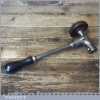 Scarce Early Antique Carpenter’s Hand Ratchet Brace For Corners - Refurbished
