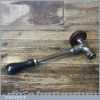 Scarce Early Antique Carpenter’s Hand Ratchet Brace For Corners - Refurbished