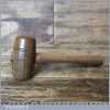 Handmade Saddler’s Leatherworking Lignum Vitae Round Faced Punching Mallet