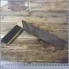 Nice Antique Melhuish Carpenter’s Ebony Brass 10 ½” Mitre Try Square