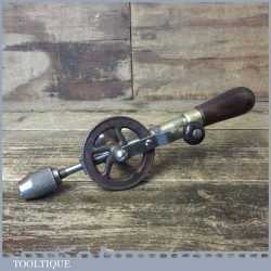 Vintage Millers Falls Co USA No: 3 Single Pinion Egg Beater Hand Drill