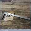 Vintage English Long Nose Flat Faced Metric Vernier Calipers - Good Condition