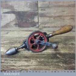 Scarce Vintage SIF Suffolk Iron Foundry Egg Beater Double Pinion Hand Drill 1945
