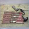 Vintage Chapman, Stanley Works Woodworking Brace And Various Bits In Roll