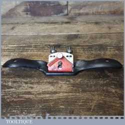 Vintage W Marples & Sons Adjustable Flat Soled Metal Spokeshave - Fully Refurbished