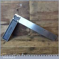 Vintage Stanley USA 12” Cast Steel Calibrated Carpenters Try square - Good Condition