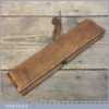 Rare Antique 18th Century William Moss ¼” Centre Fluting Moulding Plane