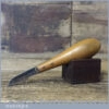 Vintage William Marples & Sons 1 ¼” chip carving knife with beechwood handle