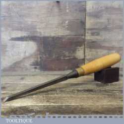 Vintage Carpenter’s 5/16” Cast Steel Sash Mortice Chisel - Sharpened Honed