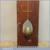 Rarely Seen Vintage Lead And Timber Plumb Level - Good Working Order