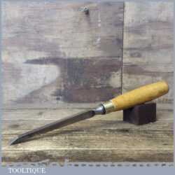 Vintage A Hildick Carpenter’s 3/8” Cast Steel Sash Mortice Chisel - Sharpened Honed