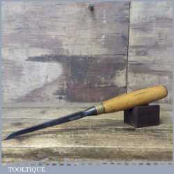 W Marples & Sons Carpenter’s 7/32” Cast Steel Sash Mortice Chisel - Sharpened Honed