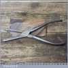 Vintage H. Brindley leatherworker’s pricking-plier punch guide in good used condition.