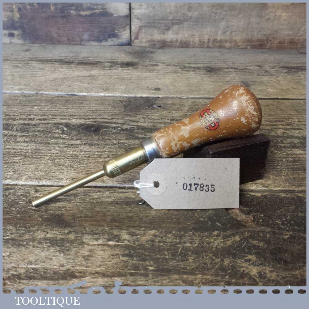 Vintage Woden Push Pin Tool Beechwood Handle Good Condition Tooltique