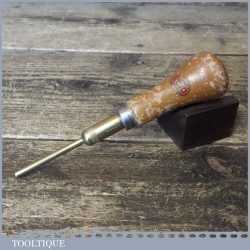 Vintage Woden Push Pin Tool Beechwood Handle - Good Condition