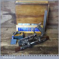 Vintage Boxed Record No: 050 Combination Plough Plane Complete - Fully Refurbished