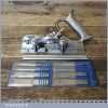 Vintage Record No: 044 Plough Plane Complete 8 Cutters - Fully Refurbished