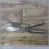 Vintage Forged Cast Steel Garden Shears - Sharpened Ready For Use