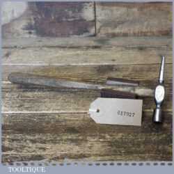 Unusual Antique Small Pin Hammer Conical Type Octagon Head - Good Condition