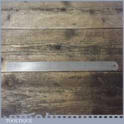 Vintage 12” Chesterman No 31D Imperial Steel Ruler - Good Used Condition