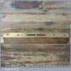 Vintage 8” Mahogany And Brass Spirit Level - Good Condition