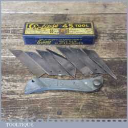 Vintage Boxed Eclipse No: 4S Craft Utility Knife 7 Cutters - Good Condition