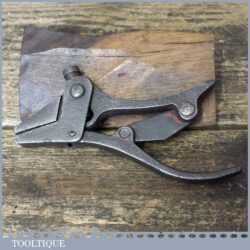 Vintage Pair Speed Tog Parallel Jawed Mole Type Clamping Pliers