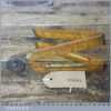 Vintage Rabone No: 1190 Boxwood Brass 2ft Four-Fold Rule - Good Condition