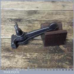 Vintage Spring Loaded Cast Steel Hand Vice - Good Condition