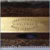 Vintage J Rabone & Sons No: 1627 Rosewood Brass 12” Spirit Level
