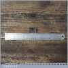 Vintage No: 11 Rabone Chesterman 6" Imperial Steel Ruler - Good Condition
