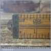Vintage WW2 Ministry Rabone No: 1375 Boxwood Brass Folding Rule 1941 Broad Arrow