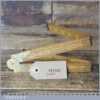 Vintage 2 ft Rabone No: 1380 Boxwood Brass Folding Ruler - Good Condition